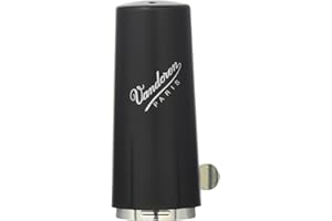 Vandoren LC51PP M/O Ligature and Plastic Cap for Bb Clarinet; Pewter Finish