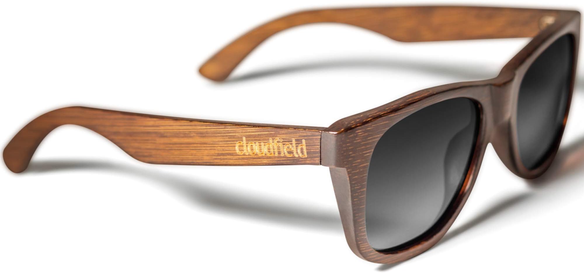 Wood Sunglasses Polarized for Men and Women - Bamboo Wooden Sunglasses Sunnies - Fishing Driving Golf