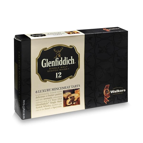 WALKER’S SHORTBREAD GLENFIDDICH HOLIDAY MINCEMEAT TARTS, LUXURY HOLIDAY...