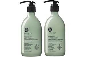 Luseta Rosemary Shampoo and Conditioner Nourishes for Thining Hair, Cleansing for All Hair Types, Ideal for Men and Women 500