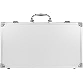 DOITOOL Aluminum Alloy Tool Case 14.17 X 8.26 X 2.95 in Large Capacity Storage Box with Handle Medicine Box for First Aid Organizer Home School Garage Hospital