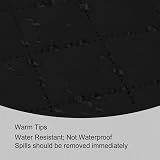 BellaHills Reversible Armchair Sofa Cover 1-4 Seater Water Repellent Black Grey view 4
