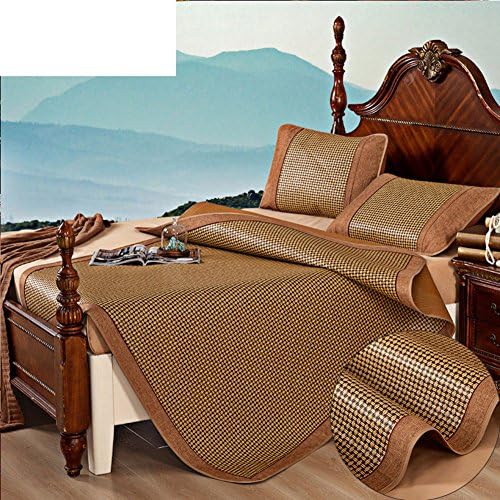 Summer Student Dormitory Mat/Thicken Foldable Rattan Table-H Queen1
