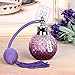 H&D Empty Crystal Vintage Perfume Replacement Spray Bottle Atomizer Luxury Series (purple)