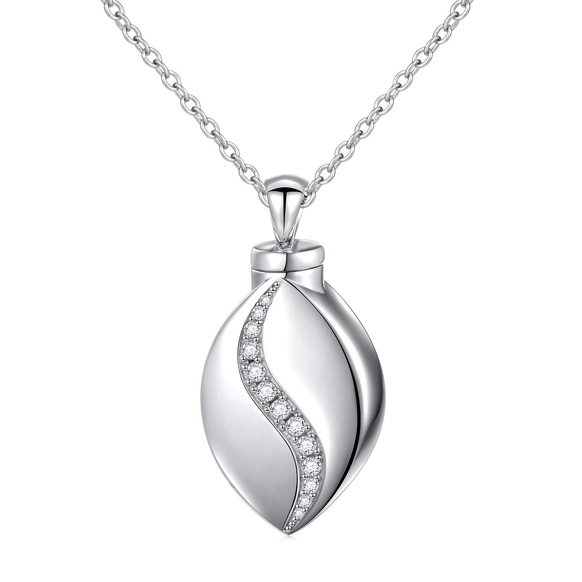 DAOCHONG 925 Sterling Silver Cremation Jewelry Forever in