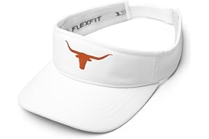 RIVEMUG Longhorn Golf Sun Visor Orange Embroidery Hat Adjustable Texas Western Cowboy Sports Running Tennis for Men Women