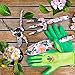 Hortem 3PCS Floral Gardening Tools for Women, Heavy Duty Aluminum Garden Tool Set with Beautiful Printing and Ergonomic Design Handles, Best Garden Gifts for Mom and Ladythumb 3
