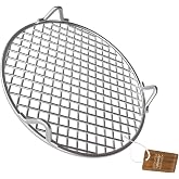 Turbokey Cooking Rack 13" Round Baking Rack with Legs Canning Rack Straight-wire Cooling Rack Durable Stainless Steel Baking Barbecue Rack/Food Steamer/Cooking/Baking/Steaming Rack (330mm/13")