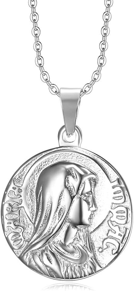 BOBIJOO JEWELRY - Pendant Miraculous Mary Immaculate Conception Silver, See Description