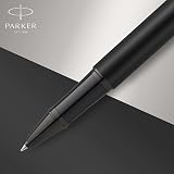Parker IM Rollerball Pen Matte Black with Black Trim Fine Point Gift Box view 3