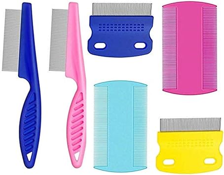 Amazon Kingsie 猫 ノミ取り櫛 6本セット 犬 蚤取り コーム 抜け毛取り くし ペット用品 グルーミング お手入れ ブラシ Kingsie くし 通販