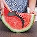 Watermelon Slicer By Meloslice - High Quality Stainless Steel Tong With Silicone Handle - Bonus E-Book- Multipurpose Cutter Corer Server Knife - Works Perfectly With Melons Or More Fruits / Vegetables