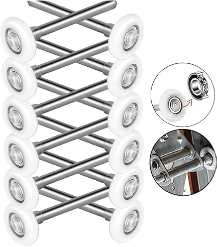 ROULEAU DE PORTE coulissante en nylon facile utiliser pour garde-robe