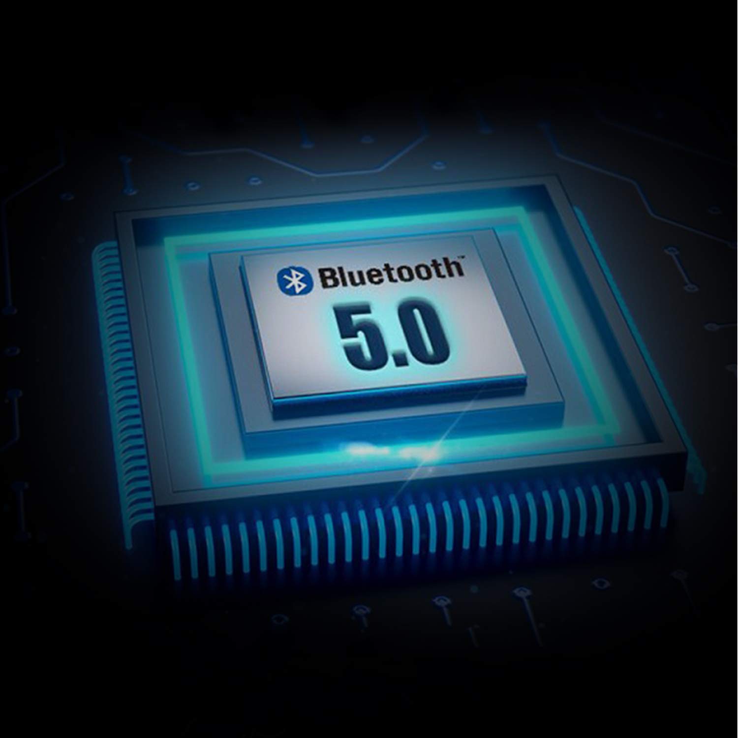 HAMTOD Auricolari Bluetooth Senza Fili G02, Cuffie Wireless 5.0 Riduzione del Rumore Hi-Fi Stereo, 3300mAh Smart Power Bank Display LED Impermeabile IPX6 Mini Ear Auricolare (Tempo di Musica 4H)