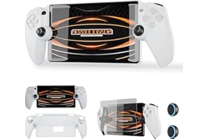 Coooudqs 3 in 1 Accessories Bundle for Playstation Portal. Incl. 1 x PS Portal Protective Case, 1 x HD Tempered Screen Protector and 2 x Thumb Grip Caps for PS5 Portal Remote Player