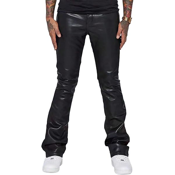 Bockle 1991 G-Zip Gay Leather Pants Trausers, Size: W29/L30