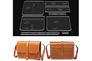 RIVEENY Shoulder Bag Acrylic Template Leather Pattern Acrylic Leather Pattern Leather Templates for Women's Shoulder Bag