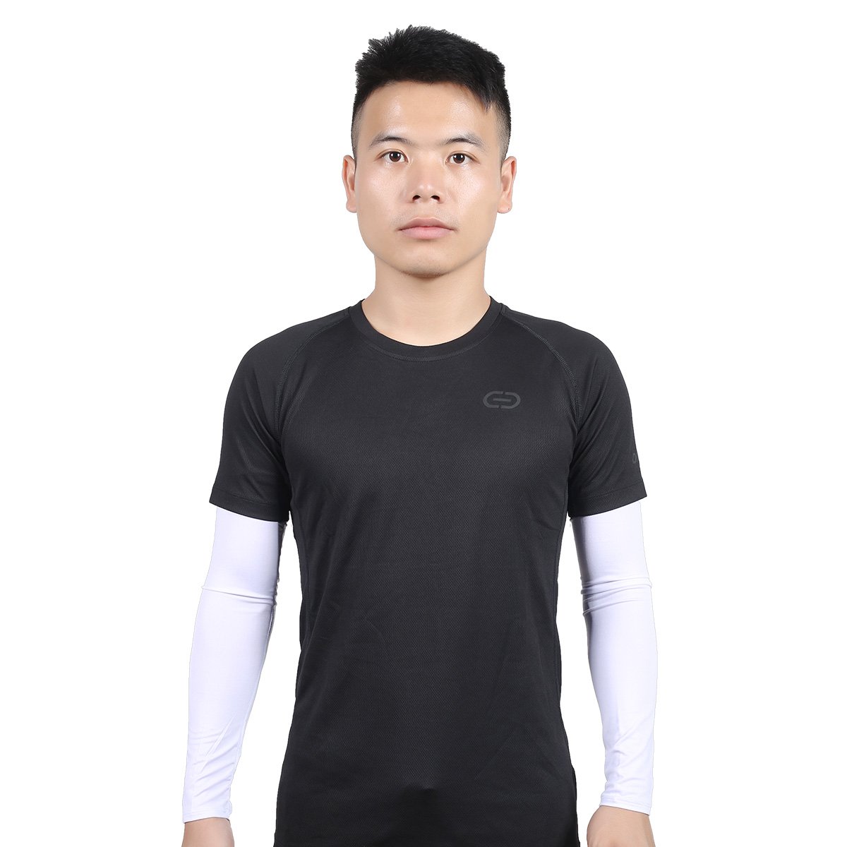 Hi-crazystore Arm Sleeves Sun UV Protection Sleeves (White)