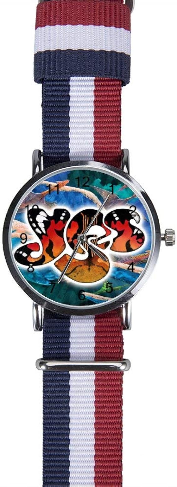 Amazon 腕時計 The Yes イエス 時計 シンプル 文字盤 腕時計 ナイロン腕時計バンド 男女兼用 学生 誕生日 クリスマス バレンタインデー ギフト通学 通勤 メンズ腕時計 腕時計 通販