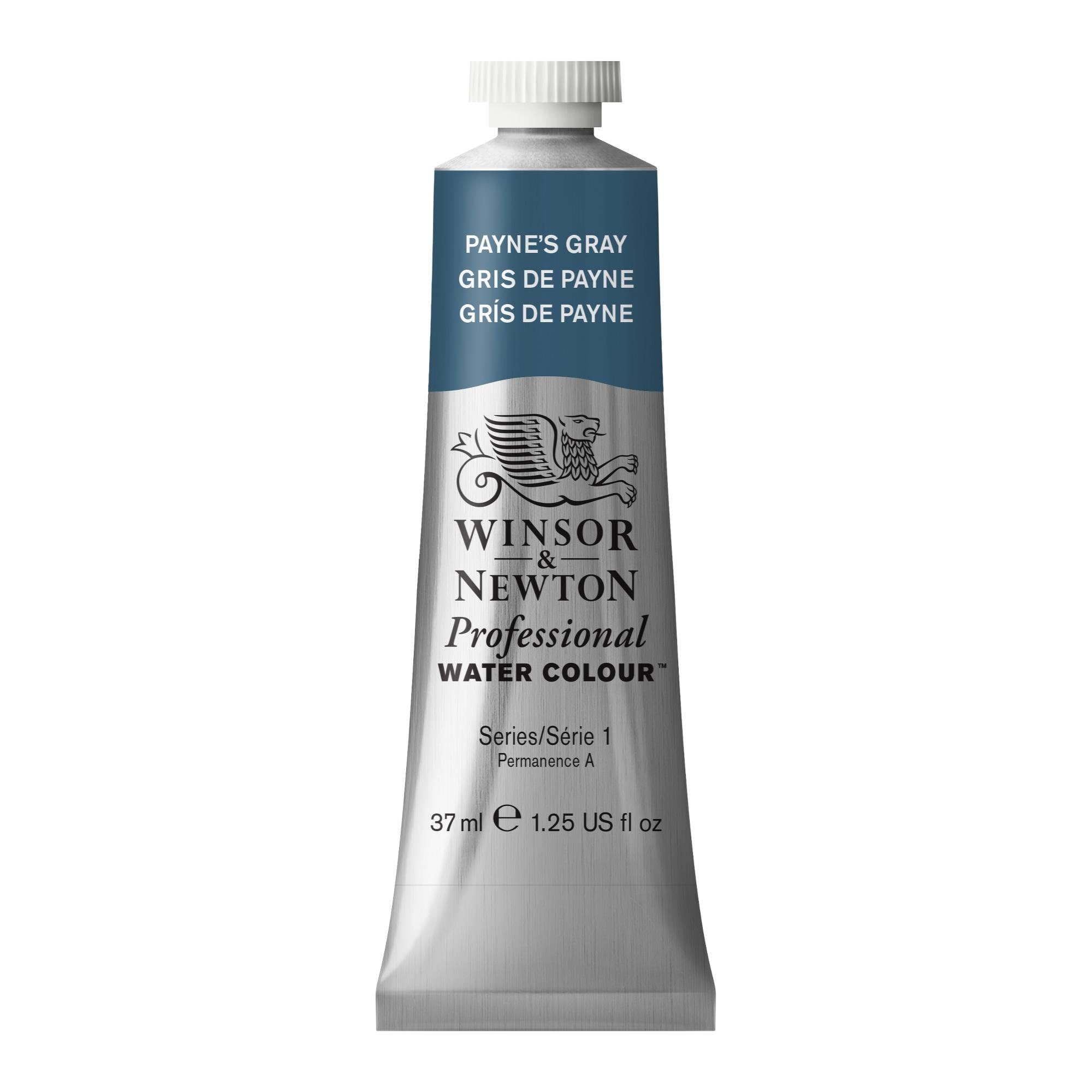Winsor & Newton 37 ml Tube Professional Water Colour, Payne's Gray
