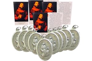 Westmon Works St Francis Pet Medal Bulk Ten Pack Gift Set with Holy Prayer Cards