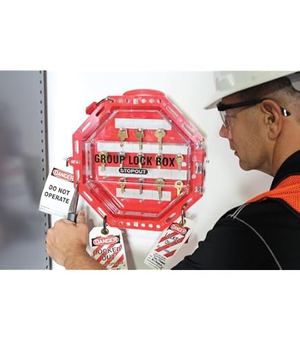 Amazon.com: AccuformNMC STOPOUT Look 'n Stop Group Lock Box, 13