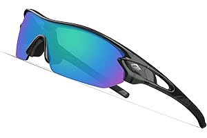 TOREGE Polarized Sports Sunglasses for Men Women Cycling Running Driving Fishing Glasses TR002