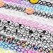 Milakoo 12 Pcs Choker Rainbow Flowers Stretch Gothic Tattoo Henna Necklace for Girls