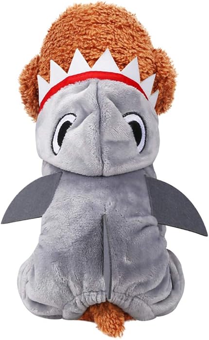 Lifeunion Unicorn Soft Fleece Pet Hoodie Costume Dress Warm Pet Pajamas Clothes Four-Leg Jumpsuit Cosplay Outfit