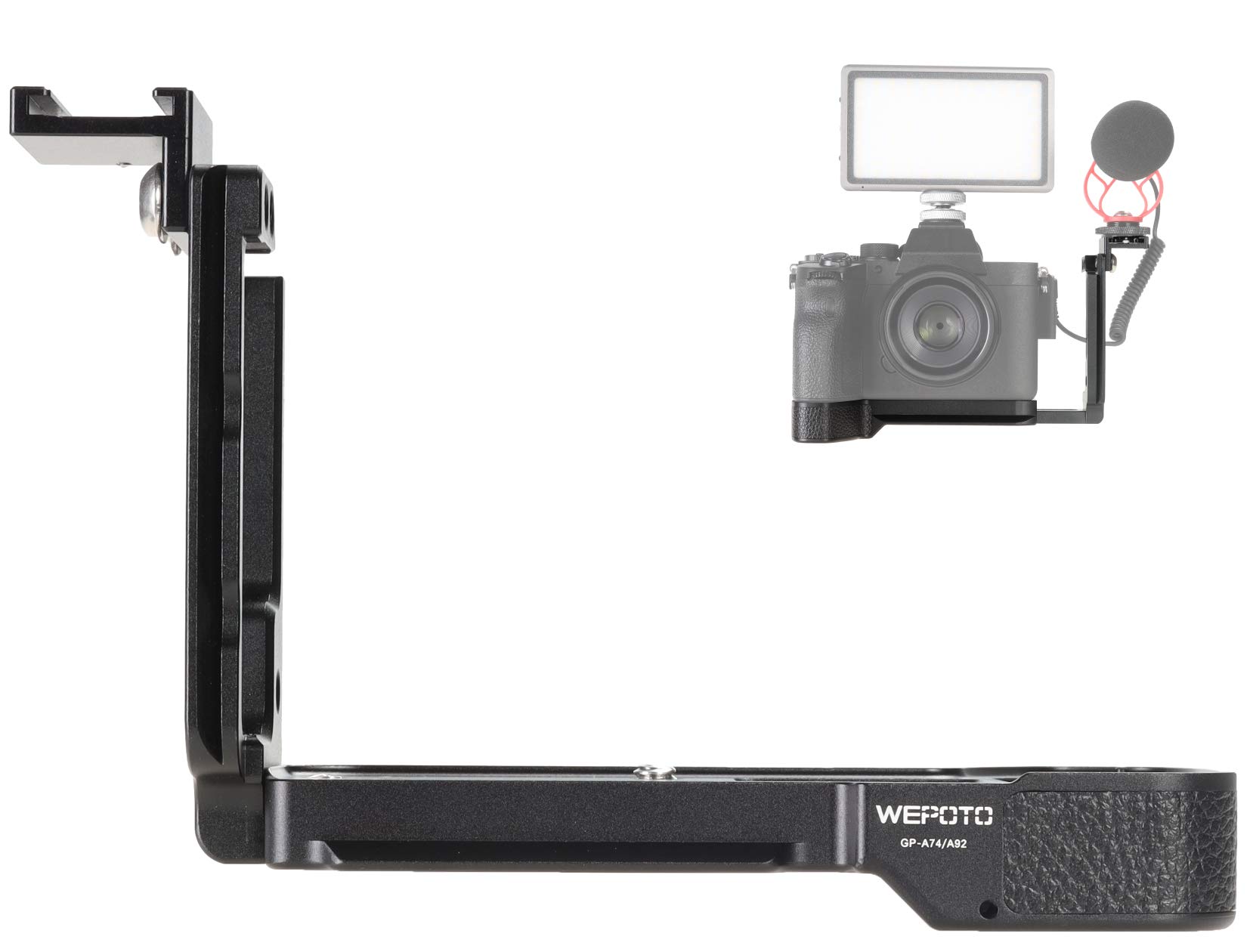 WEPOTO A7IV A7RIV A7RM4 A7M4 A7R4a A9II A9M2 A1 Camera Hand Grip Quick Release Plate L-bracket QR Plate For SOYN A7IV A7RIV A7RM4 A7M4 A7R4a A9II A9M2 A1 Camera