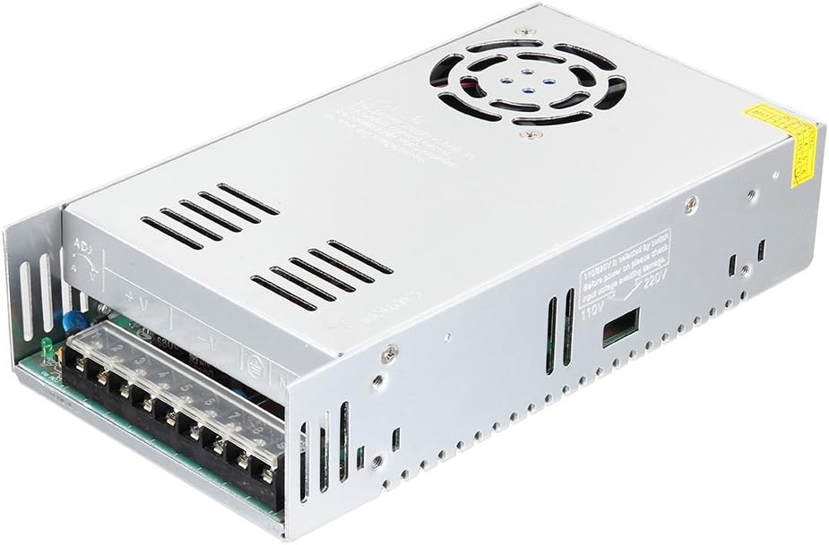 Majome Switch Power Supply Driver AC to DC 12V 40A 480W Metal Case Voltage Transformer for Led Strip Light