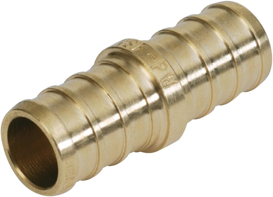 SharkBite UC016LFA Brass Pex Coupling, 3/4" x 3/4"