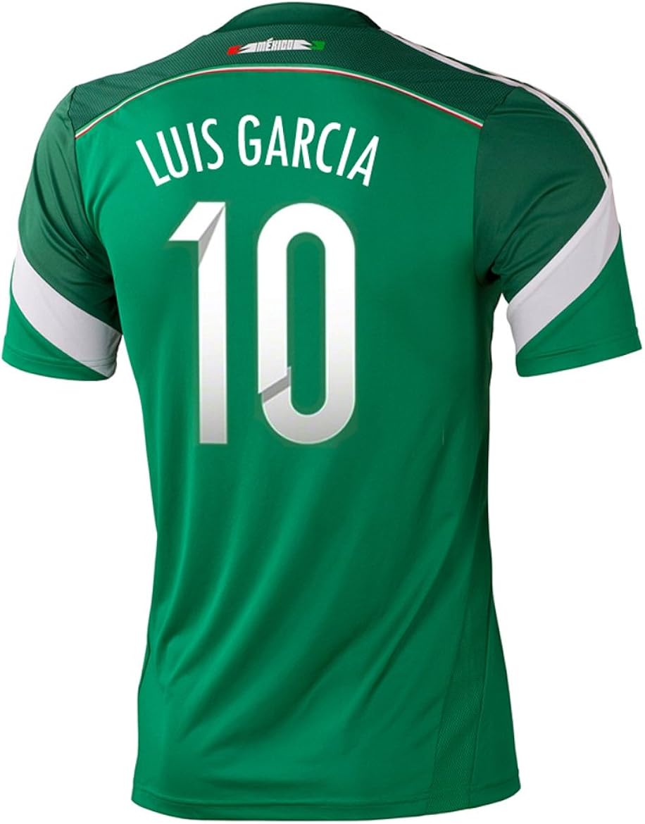 Amazon.com: adidas LUIS GARCIA #10 Mexico Home Jersey ...