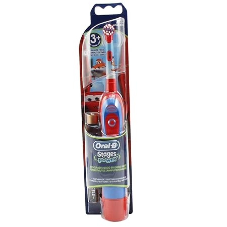 Braun Oral-B Stages Power Kids cls Batterie-Zahnbürste Kinder DB4.510.K Disney CARS + Timer