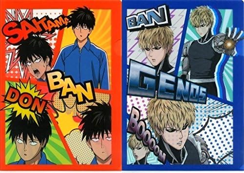 Amazon ワンパンマン G賞 クリアファイルセット ジェノス サイタマ アニメ 萌えグッズ 通販