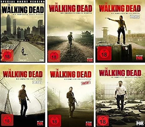 The Walking Dead - Die komplette Staffel 1-6 im Set - Deutsche Originalware [27 DVDs]