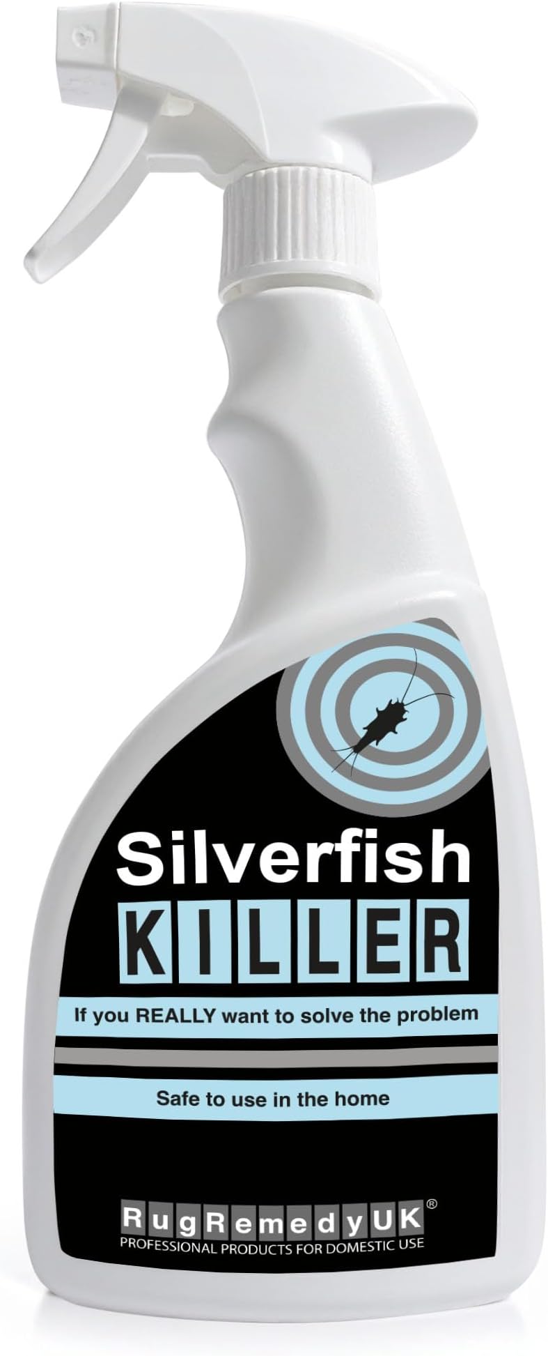 RugRemedyUK Silverfish Killer Spray 500ml – Instant Knockdown, 3 Months