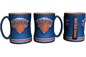 Boelter Brands NBA New York Knicks 298526 Coffee Mug, Team Color, 14 oz