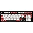 GK GAMAKAY TK101 98% Mechanical Keyboard Gasket Mounted, Hot Swappable, Pre-lubed Linear Switches, Tri-Mode Bluetooth/2.4GHz/USB-C 101 Keys RGB Backlit Gaming Keyboard (Black&Red, Saturn Swicth)