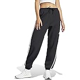 Adidas Womens Essentials 3-Stripes French Terry Cuffed Pants