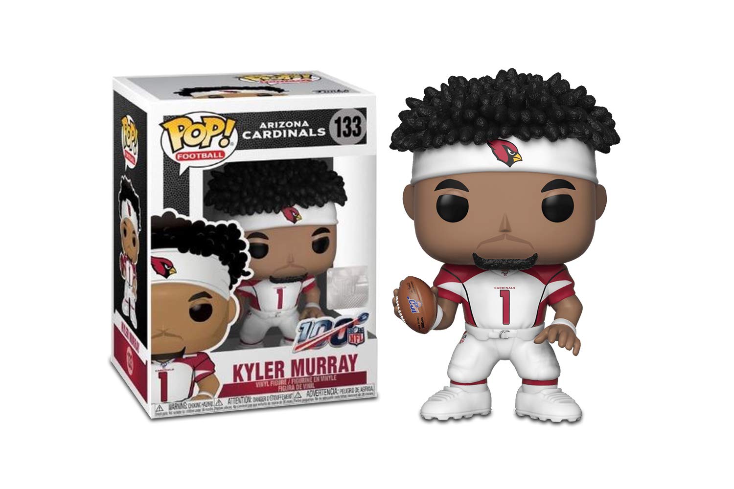 Funko POP! NFL: Cardinals-Kyler Murray - (Home Jersey) - Collectable Vinyl Figure - Gift Idea - Official Merchandise - Toys for Kids & Adults - Sports Fans - Model Figure for Collectors and Display