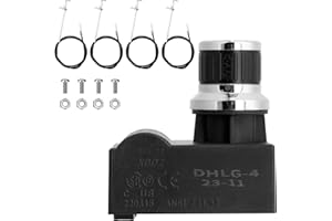PETKAO Updated 4 Outlet Electronic Grill Igniter Kit for Blackstone Starter Replacement 36 Inch Griddle Parts, 1PC Ignitor & 4PCS Ceramic Ignition Wires Kit for Blackstone Griddle Igniter,AA Battery Required