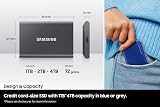 Samsung T7 Portable SSD 1 TB USB 3.2 Gen2 Indigo Blue MU-PC1T0H/WW view 6