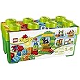 LEGO DUPLO All-in-One-Box-of-Fun Building Kit 10572 Open Ended Toy for Imaginative Play with Large Bricks Made for Toddlers and preschoolers (65 Pieces)