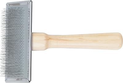 Ancol Heritage Wood Handle Soft Slicker Brush Large