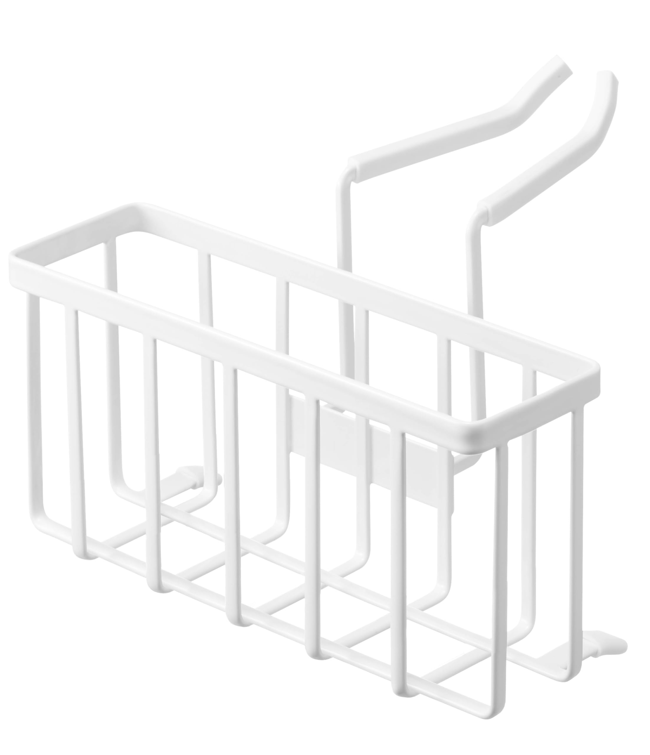 山崎実業(Yamazaki) 蛇口にかける 収納ホルダー ホワイト 約W20.3XD18.5XH14cm タワー tower シンク 小物収納 スポンジホルダー 5639商品画像