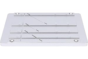 Wisoqu Splicing Block Kit, Professional Aluminum Alloy Tape Splicing Tool for 1 1/2 /4 /8in Reel to Reel Tape, with Full Trai