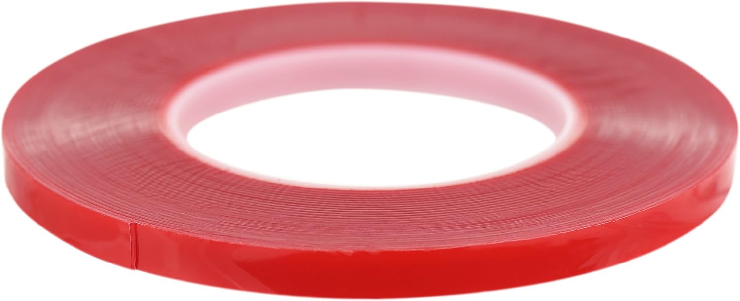 FiveSeasonStuff Multi-Purpose Strong Double Sided Adhesive Acrylic Tape 10 Metre 1mm x 15mm No Residue & Waterproof
