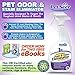 Pet Odor and Stain Remover/Eliminator - Neutralizes Strong Odors & Cleans Tough Stains - Designed to Deter Pets from Re-Marking Area - Works on House Cat, Dog and Hamster Urine - Great for Furniture, Floors, Rugs, and more! - (1 gallon )