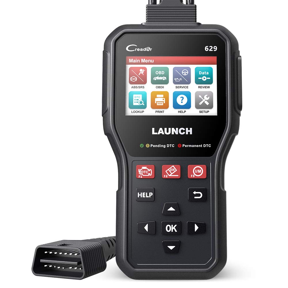 LAUNCH CR629 OBD2 Scanner Car Code Reader with Active Tests, ABS & SRS Diagnoses, Oil/SAS/BMS Reset, Full OBD2 Functions, Lifetime Free Update Diagnostic Tool for DIYers